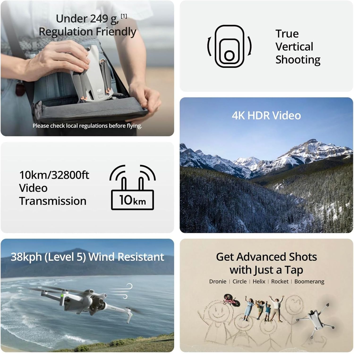 DJI Mini 3, โดรนกล้องขนาดเล็กพ - Drone Gimbal 3 Axis บทวิจารณ์และราคา