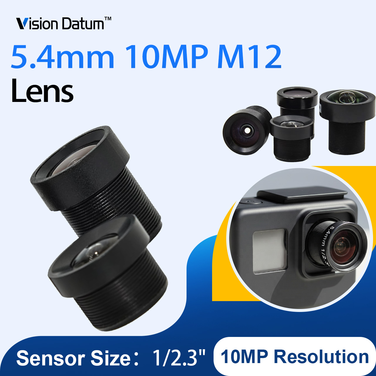 5.4 มม. M12 10MP เลนส์ f/2.5 I - Drone Gimbal For Gopro บทวิจารณ์และราคา