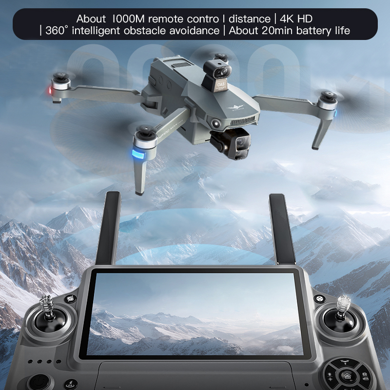KF100 MAX GPS Drone 4K กล้อง 3 - Drone Gimbal 3 Axis บทวิจารณ์และราคา