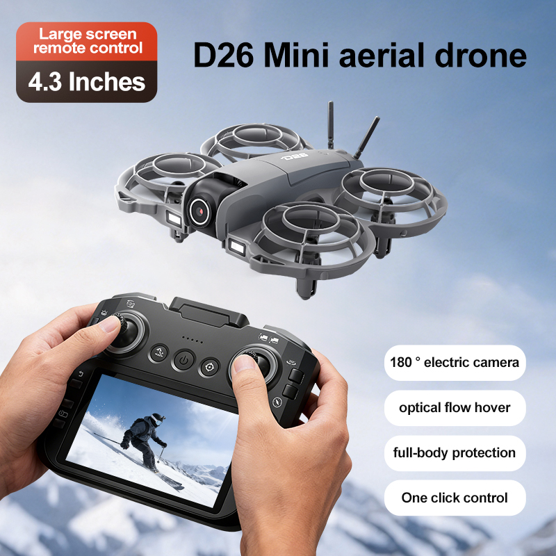 โดรน D26 4K ถ่ายภาพทางอากาศ HD - Drone Gimbal Brushless บทวิจารณ์และราคา