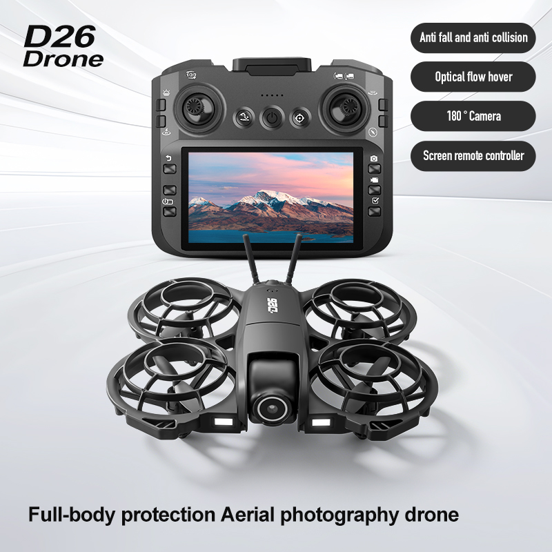 โดรน D26 4K ถ่ายภาพทางอากาศ HD - Drone Gimbal Brushless บทวิจารณ์และราคา