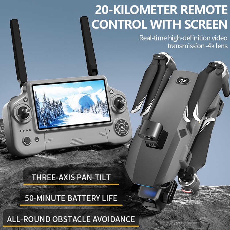 โดรนกล้องคู่ 8K รุ่นใหม่ ปี 20 - Drone Gimbal 3 Axis บทวิจารณ์และราคา