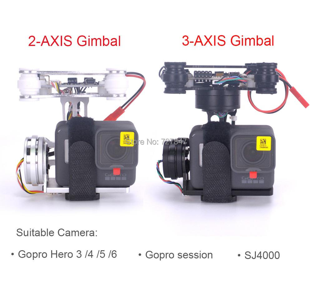 RTF FPV 3 แกน/น้ำหนักเบา Gimba - Drone Gimbal For Gopro บทวิจารณ์และราคา